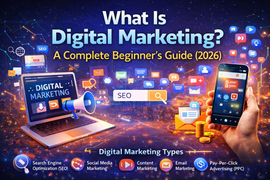 What Is Digital Marketing? A Complete Beginner’s Guide (2026)